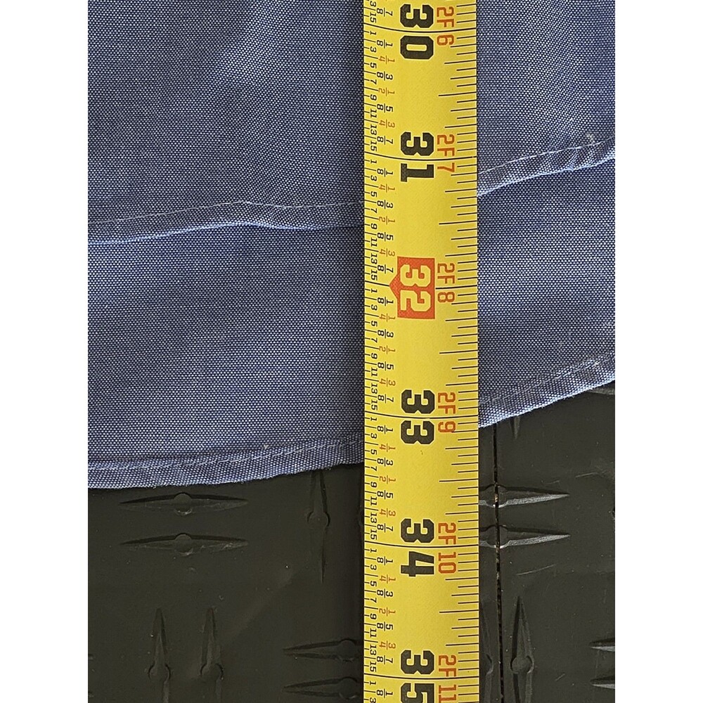 Izod Men's 2XL Long Sleeve Button Shirt Blue - Picture 11 of 11